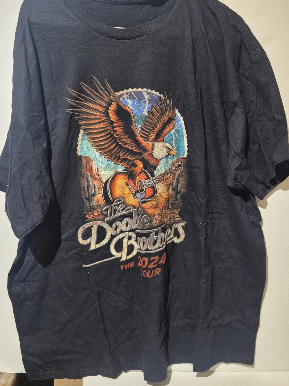 The Doobie Brothers 2024 Tour Eagle Graphic Tee - Navy